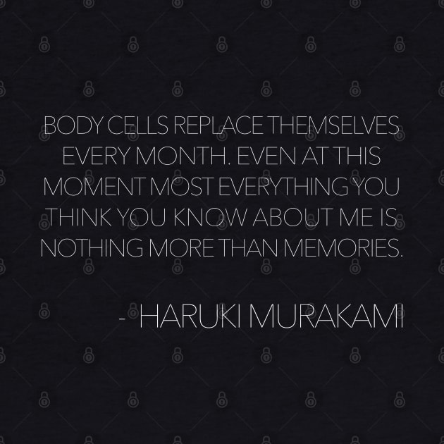 Haruki Murakami Quotes Design by DankFutura